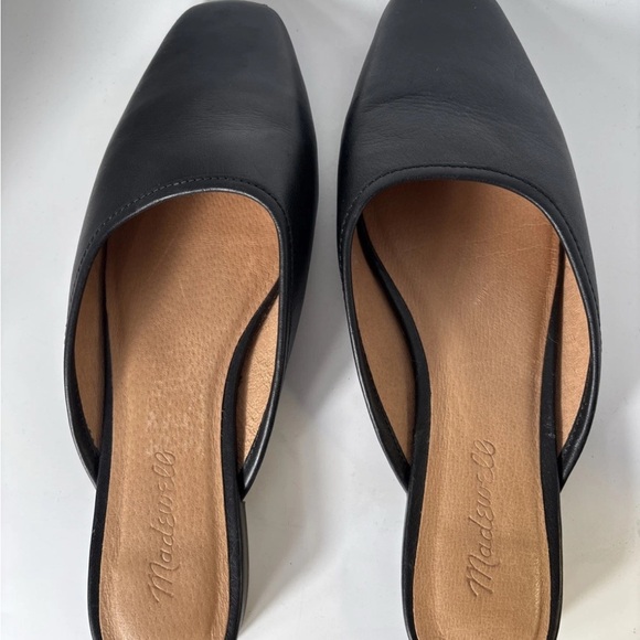 Madewell Adelia Black Leather Women's Mules - 8.5 - Picture 5 of 9